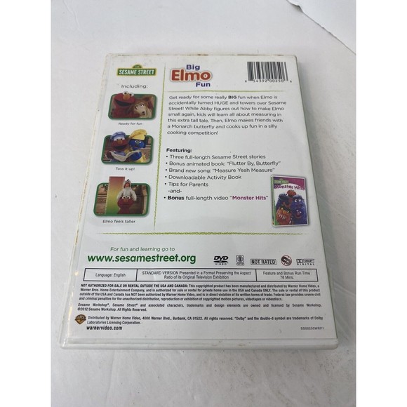 Big Elmo Fun (DVD, 2012) - Picture 6 of 8